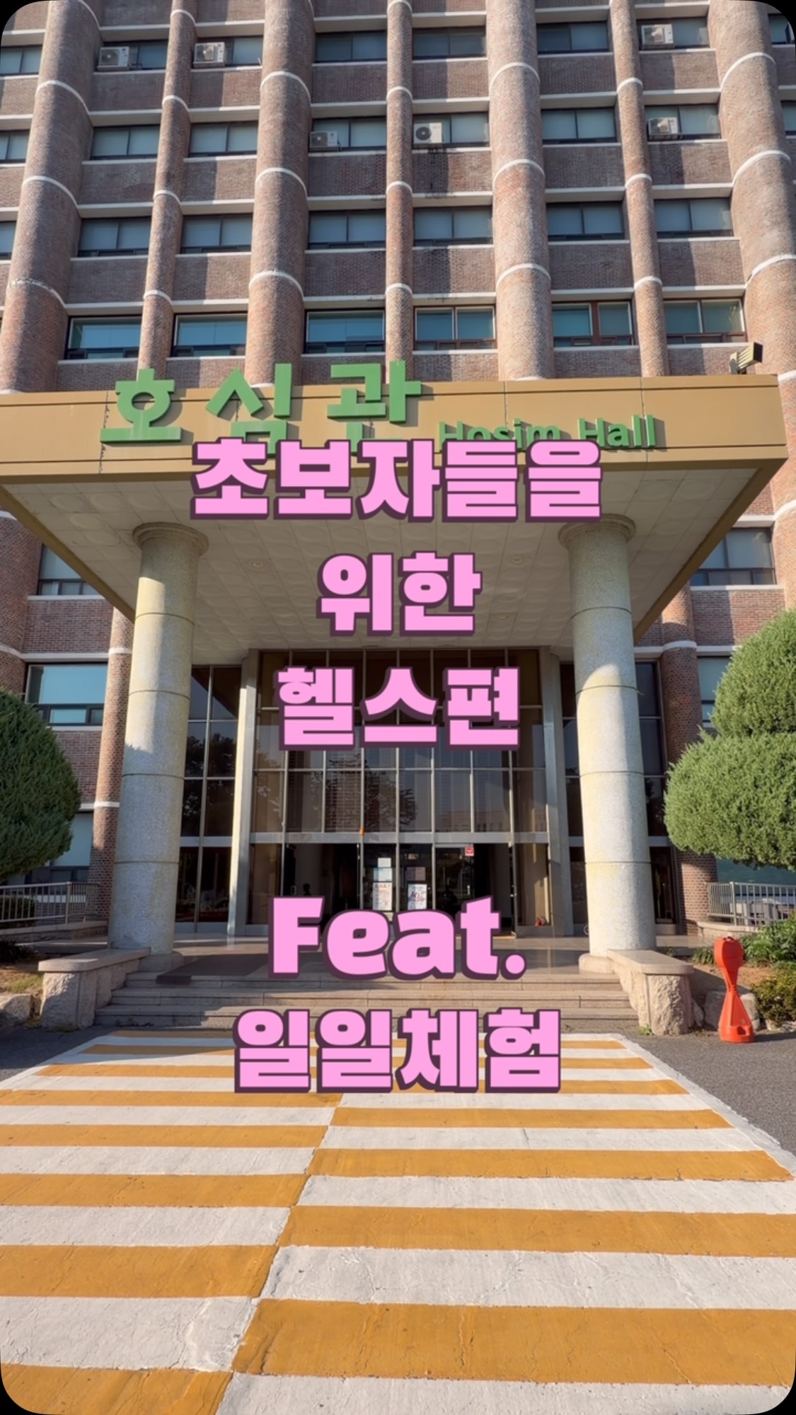 광주대에 헬스장이 있는걸 아시나요?!💪호심관 더핏 피트니스!초보자를 위한 운동법을 알려드리니 끝까지 시청해주세요☺️#광주대 #헬스장 #피트니스 #헬린이